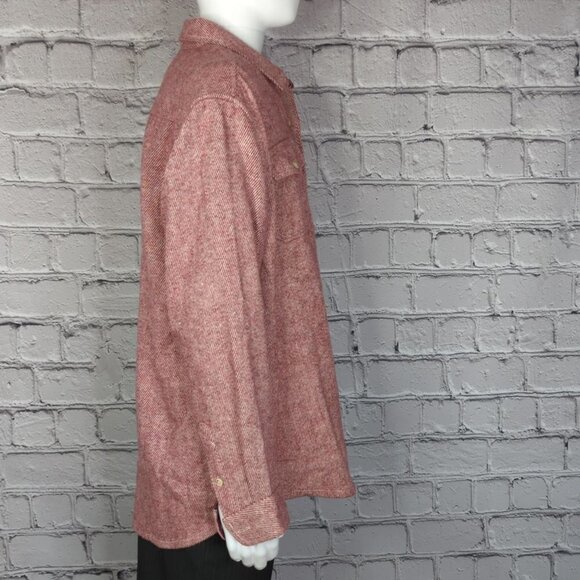 Tommy Bahama Utili-Twill Flannel Button Down Shirt, Men's XL - Picture 4 of 10